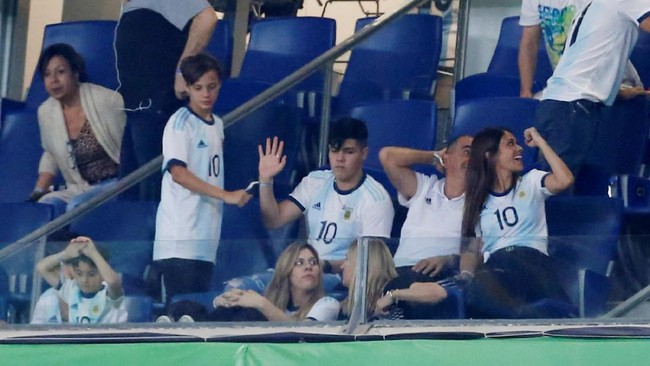 FOTO: Gerak-gerik Messi di Laga Penentu Argentina