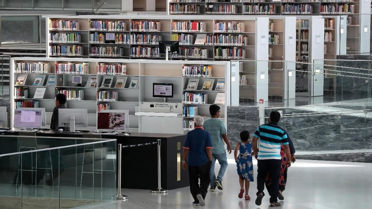 FOTO: Kemegahan Perpustakaan Nasional Qatar