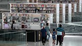 FOTO: Kemegahan Perpustakaan Nasional Qatar Qatar telah bekerjasama dengan banyak perpustakaan untuk menambah koleksi buku Perpustakaan Nasional Qatar