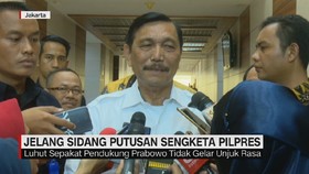 VIDEO: Luhut Optimis Semua Pihak Terima Hasil Putusan MK