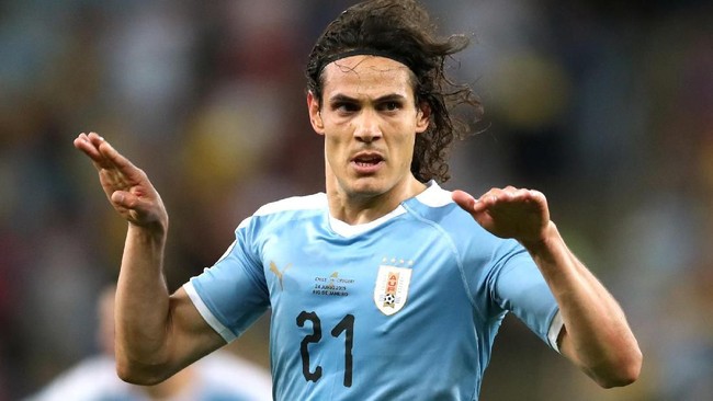 Timnas Uruguay mengalahkan timnas Chile 1-0 pada laga terakhir Grup C Copa America 2019 di Stadion Maracana, Rio de Janeiro, Selasa (25/6).
