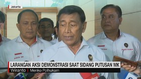 VIDEO: Menkopolhukam Larang Demonstrasi di Sidang Putusan MK