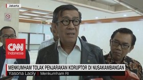 VIDEO: Menkumham Tolak Penjarakan Koruptor di Nusakambangan
