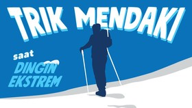 INFOGRAFIS: Trik Mendaki saat Dingin Ekstrem