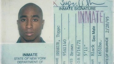 Kartu Narapidana Tupac Shakur Bakal Dilelang