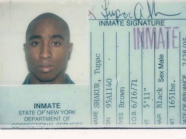 Kartu Narapidana Tupac Shakur Bakal Dilelang