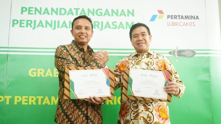 Kolaborasi Pertamina Lubricants & Grab: Ganti Oli Lebih Hemat