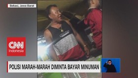 VIDEO: Viral! Polisi Marah-Marah Diminta Bayar Minuman