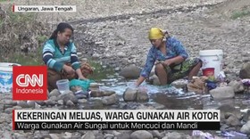 VIDEO: Kekeringan Meluas, Warga Gunakan Air Kotor
