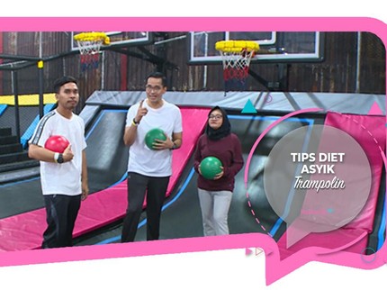 Tips Diet Asyik: Trampolin! Bakar Kalori Lebih Banyak daripada Olahraga Lari