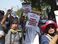 Massa Aksi Teriakkan Nama Prabowo Menang Sengketa Pilpres