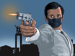 Polisi di Makassar Ditembak DPO Kasus Begal saat Hendak Menangkap