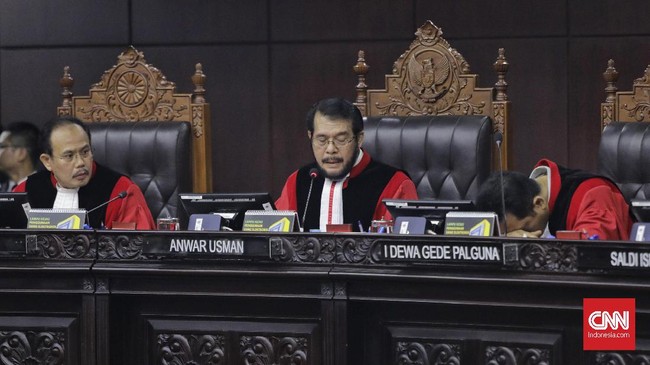 Gugatan Bambang, caleg Gerindra terhadap rekannya sesama Partai Gerindra, ditolak hakim MK karena tidak ada kesesuaian fakta.