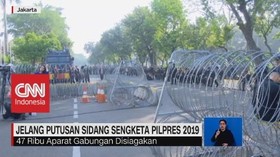 VIDEO: 47.000 Aparat Gabungan Disiagakan Jelang Sidang