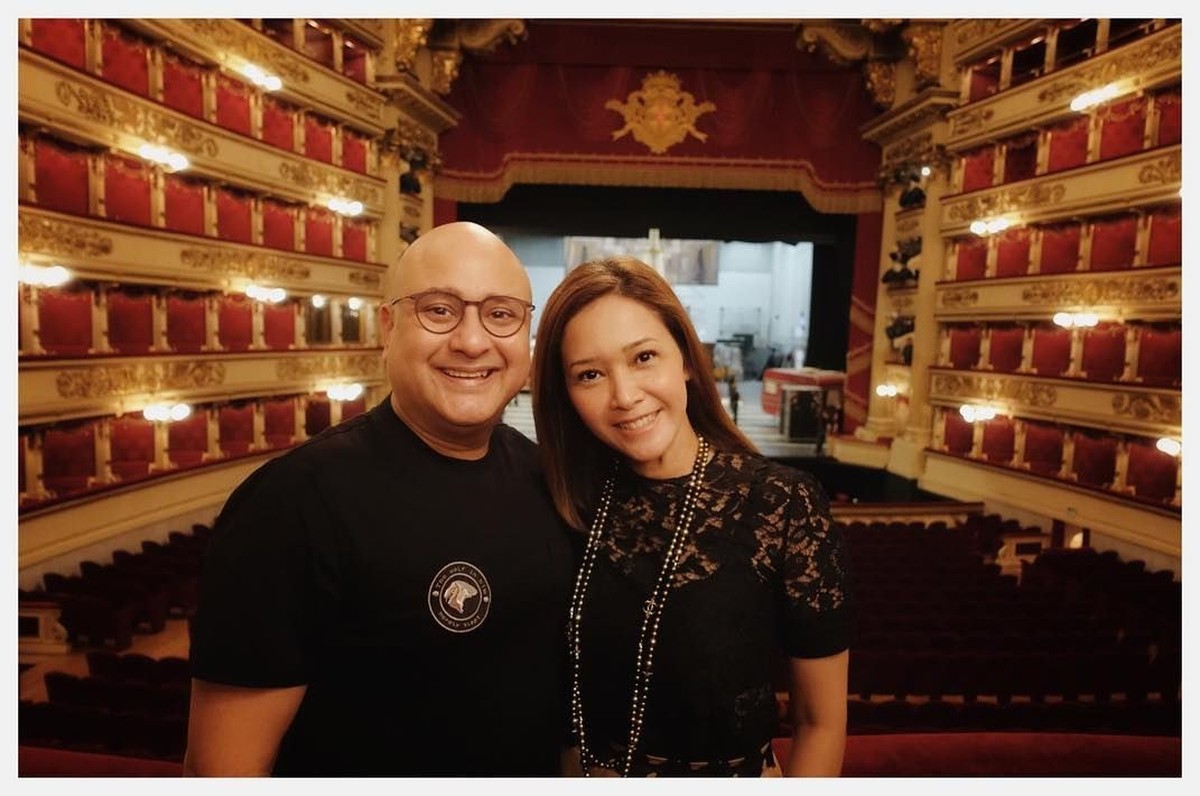 Maia Estianty dan Irwan Mussry berlibur di Italia menggunakan jet pribadi&period; Insertlive sajikan potret kemesraannya untuk Insertizen&colon;