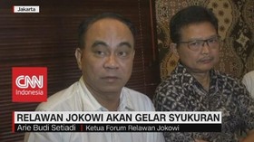 VIDEO: Relawan Jokowi Akan Gelar Syukuran