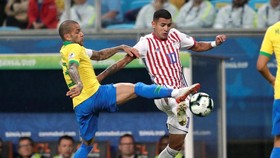 Babak Pertama Copa America: Brasil vs Paraguay Imbang
