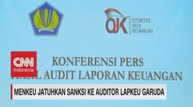 VIDEO: Menkeu Jatuhkan Sanksi ke Auditor Garuda, Saham Anjlok
