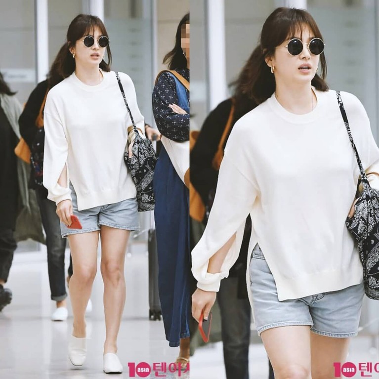 Siapa yanvg tak terpesona dengan Song Hye Kyo, artis berusia 37 tahun ini tetap tampi imut meski tak muda lagi.