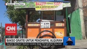 VIDEO: Bakso Gratis Untuk Penghafal Al-Quran