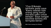 FOTO: Sensasi Cakap Tyson si Leher Beton Mike Tyson selalu memiliki komentar soal pertarungan, baik ketika kalah maupun menang. Tak jarang omongan petinju berjuluk 'Si Leher Beton' menjadi sensasi.