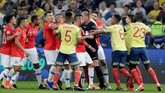 FOTO: Sanchez Antar Chile ke Semifinal Copa America 2019 Timnas Chile melenggang ke babak semifinal setelah menang adu penalti 5-4 atas timnas Kolombia pada babak delapan besar Copa America 2019.