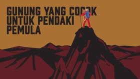 INFOGRAFIS: Gunung untuk Pendaki Pemula