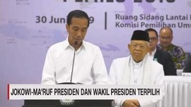 VIDEO: Jokowi-Ma'ruf Presiden & Wapres Terpiliih 2019-2024