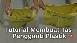 VIDEO: Tutorial Membuat Tas Pengganti Plastik dari Kaos Bekas
