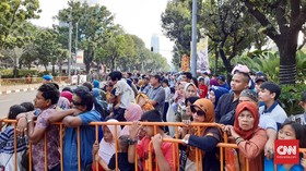 Jakarnaval, Ribuan Warga Sudah Padati Halaman Balai Kota DKI