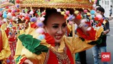 FOTO: Wajah Baru Jakarta dalam Kemeriahan Jakarnaval Parade Jakarnaval menjadi penutup ulang tahun DKI Jakarta ke-492. Karnaval ini dimeriahkan 5.000 peserta yang menampilkan parade budaya dan kendaraan hias.
