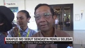 VIDEO: Mahfud MD Sebut Sengketa Pemilu Selesai