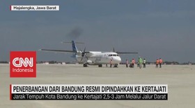VIDEO: Penerbangan Dari Bandung Resmi Pindah ke Kertajati