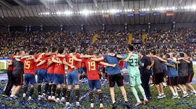 FOTO: Timnas Spanyol U-21 Juara Eropa
