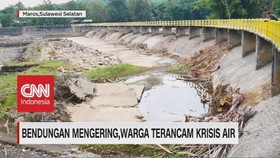 VIDEO: Bendungan Mengering, Warga Terancam Krisis Air