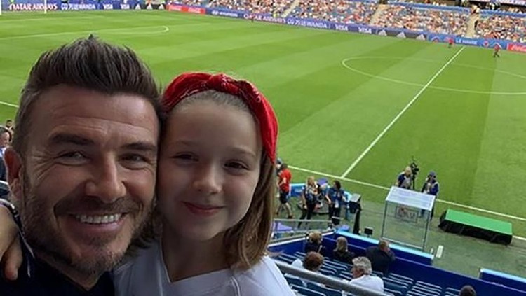 David Beckham dan Harper Beckham