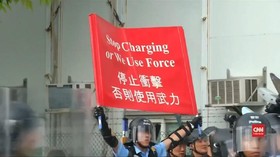 VIDEO: Demo Peringatan 22 Tahun Penyerahan Hong Kong ke China