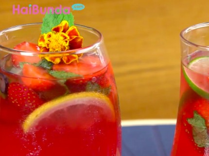 Resep Red Lemonade, Minuman Segar Kaya Vitamin C