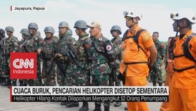 VIDEO: Cuaca Buruk, Pencarian Helikopter Disetop Sementara