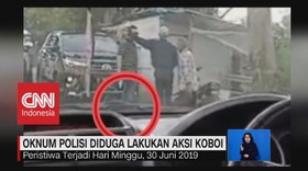 VIDEO: Oknum Polisi Diduga Lakukan Aksi Koboi