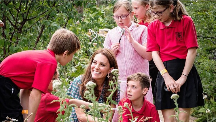 Sering ajak anaknya bermain di alam membuat Kate Middleton merasa banyak manfaat.