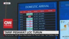 VIDEO: Tarif Pesawat LCC Turun