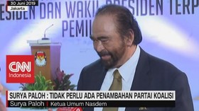 VIDEO: Surya Paloh Tidak Perlu Ada Penambahan Partai Koalisi