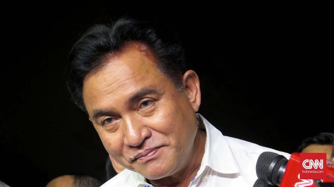 Ketua Umum PBB Yusril Ihza Mahendra mempertanyakan kepada Cak Imin soal lembaga yang berwenang menunda pemilu.