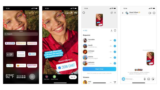 Stiker Baru Instagram Bisa Bikin Grup Chat Dari Stories