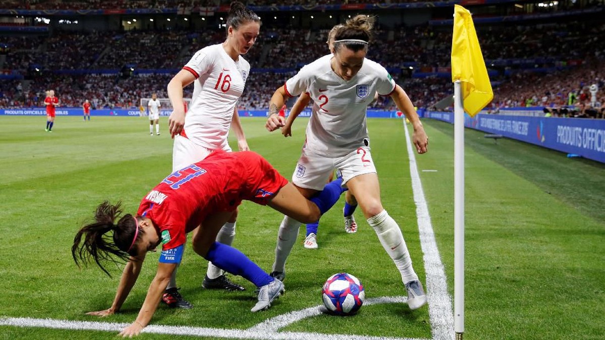 FOTO: Amerika Serikat Bungkam Inggris di Piala Dunia Wanita