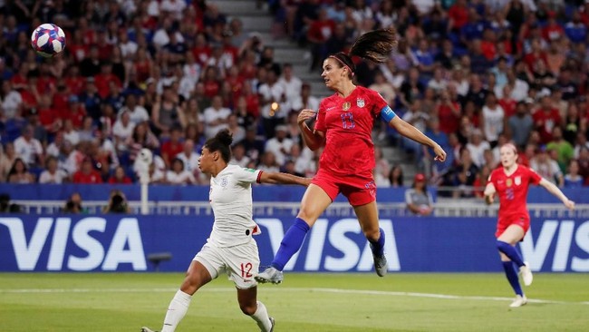 Amerika Serikat (AS) berhak melaju ke final usai mengalahkan Inggris 2-1 pada semifinal Piala Dunia Wanita 2019 di Lyona, Selasa (2/7) waktu setempat.