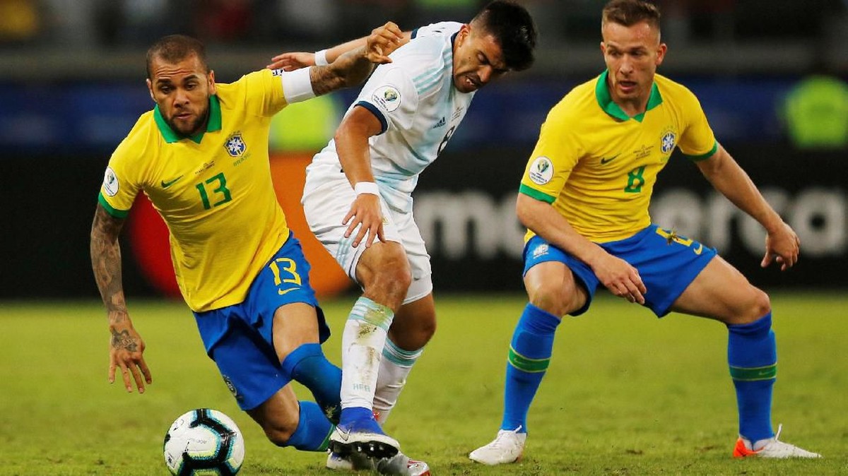 FOTO: Brasil Hancurkan Argentina di Copa America 2019