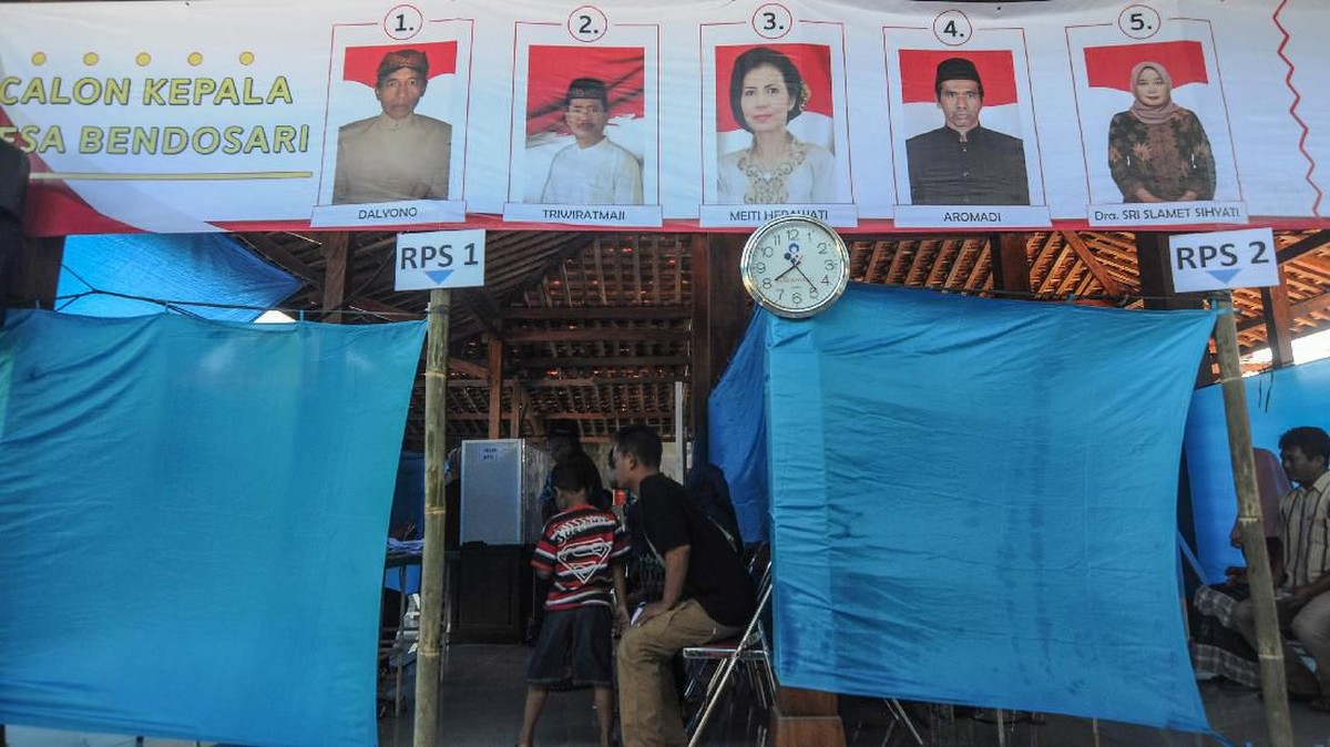 FOTO: Penerapan e-Voting di Pilkades di Boyolali