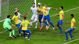Copa America: Brasil Unggul Atas Argentina di Babak Pertama